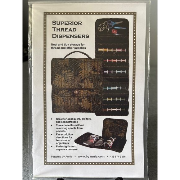 Superior Thread Dispenser Pattern ByAnnie Sewing Storage Organizer - Picture 3 of 4